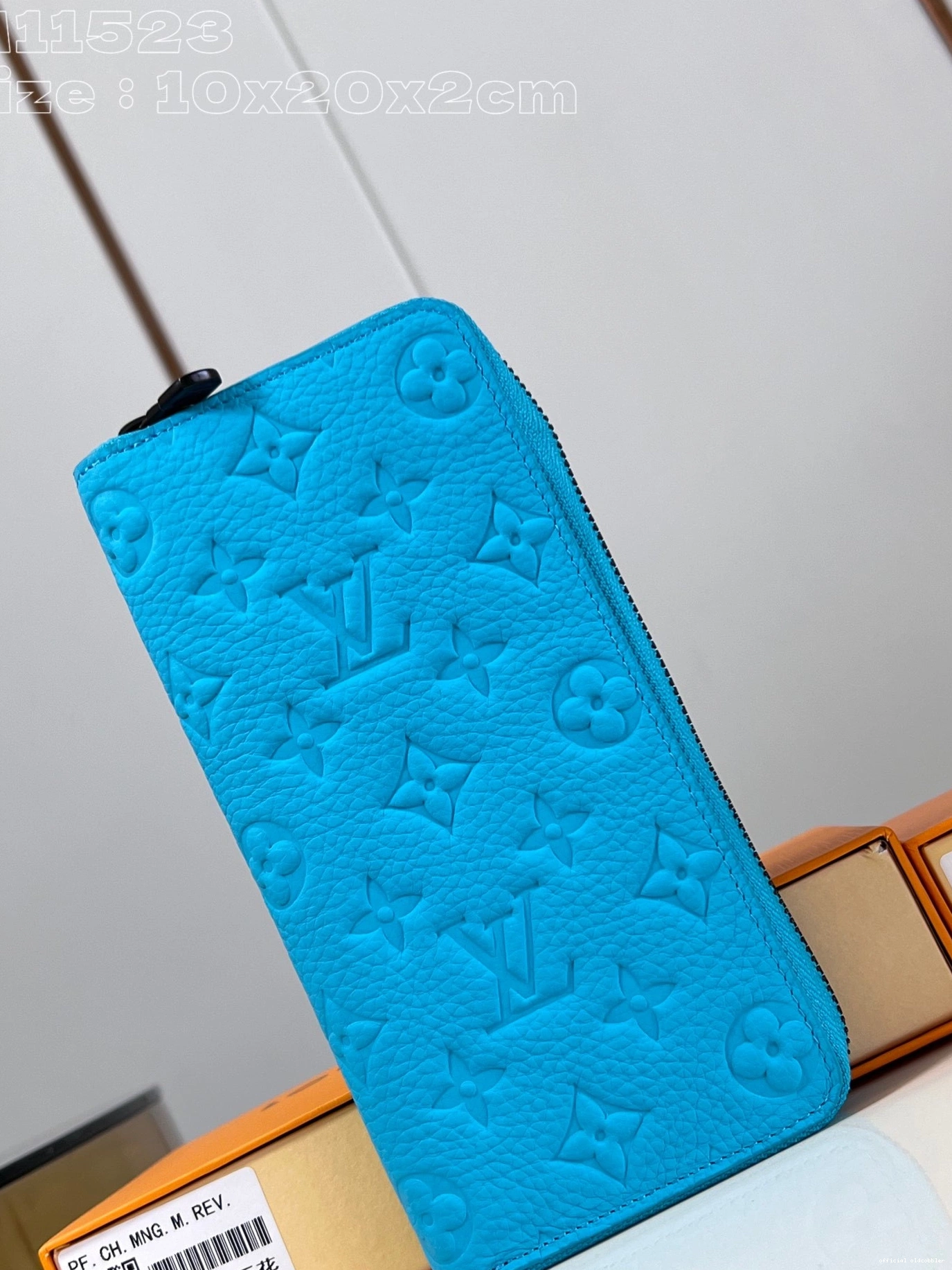 Official oldcobbler WALLET-10*20*2 VUITTON LOUIS cm ZIPPY 0729
